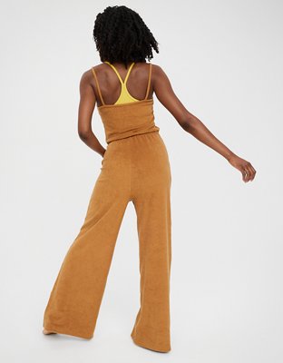 OFFLINE By Aerie Summer Lights Terry Jumpsuit