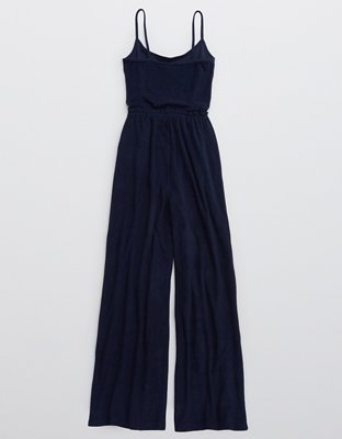 OFFLINE By Aerie Summer Lights Terry Jumpsuit