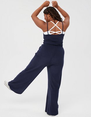 OFFLINE By Aerie Summer Lights Terry Jumpsuit