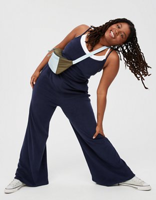 OFFLINE By Aerie Summer Lights Terry Jumpsuit