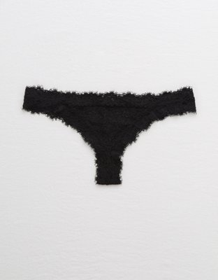 black lace underwear
