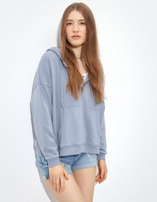 aerie cozy quarter zip sweatshirt