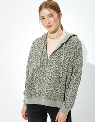 aerie cozy quarter zip