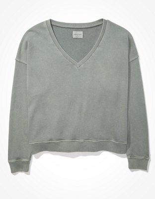 AE Fleece V-Neck Sweatshirt