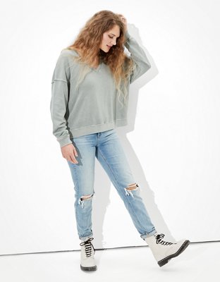 AE Fleece V-Neck Sweatshirt