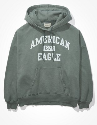 Женские худи American Eagle AE Oversized Forever Graphic — фото 3