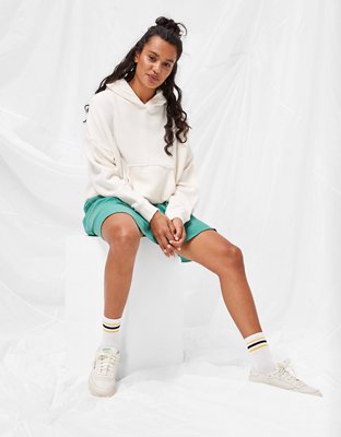 Женские худи American Eagle AE Textured Fleece Oversized — фото 5