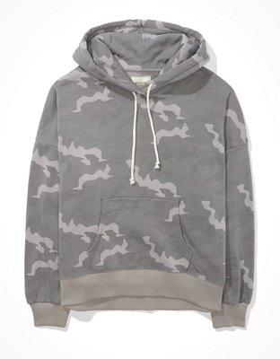 ae fuzzy sherpa hooded cardigan