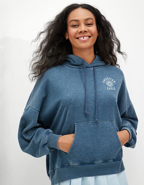 Женские худи American Eagle AE Forever Slouchy Graphic