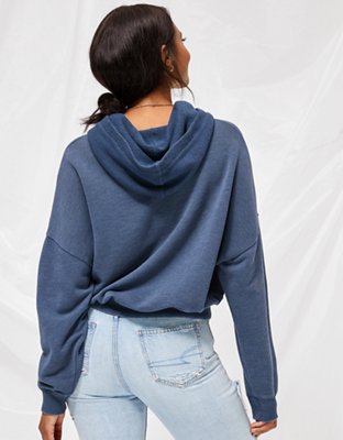 AE Textured Fleece Oversized Hoodie