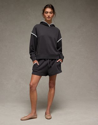 AE Hoodie con Pespunte en Contraste