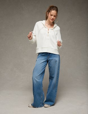 AE Big Hug Lace-Up Hoodie