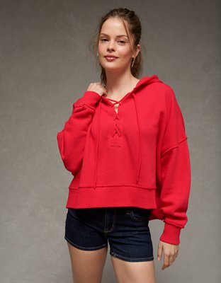 AE Big Hug Lace-Up Hoodie