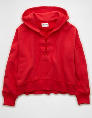 AE Big Hug Lace-Up Hoodie