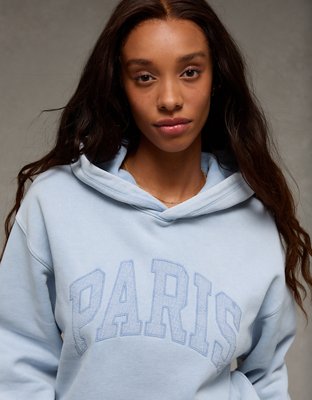 AE Everyday Luxe Graphic Hoodie | American Eagle