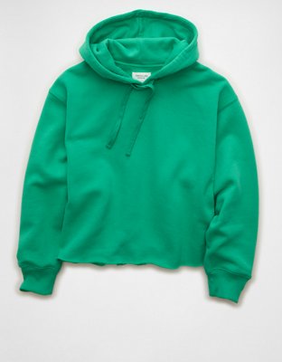 AE Everyday Luxe Cut-Off Hoodie