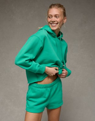 AE Everyday Luxe Cut-Off Hoodie