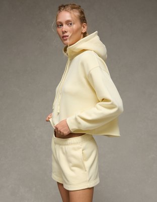 AE Everyday Luxe Cut-Off Hoodie