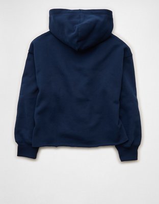AE Everyday Luxe Cut-Off Hoodie | American Eagle