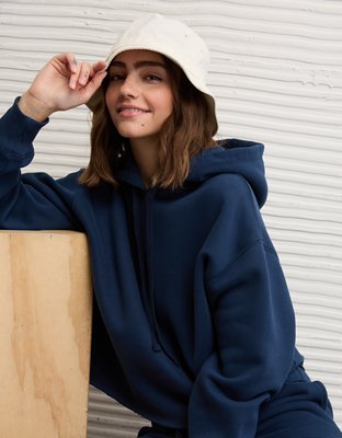 AE Everyday Luxe Cut-Off Hoodie from American Eagle - $58.45