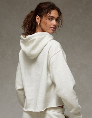 AE Everyday Luxe Cut-Off Hoodie