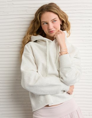 AE Everyday Luxe Cut-Off Hoodie from American Eagle - $58.45