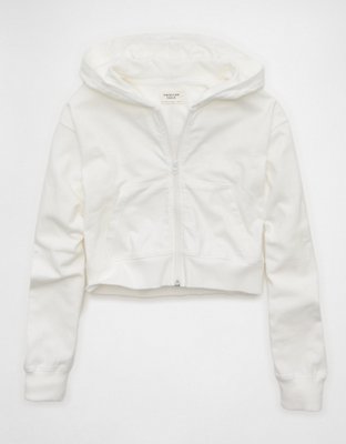 AE Cropped Zip-Up Hoodie