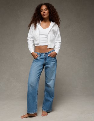 AE Cropped Zip-Up Hoodie