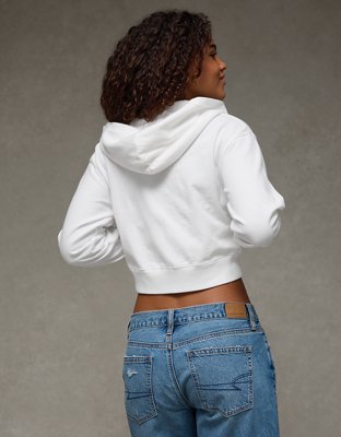 AE Cropped Zip-Up Hoodie