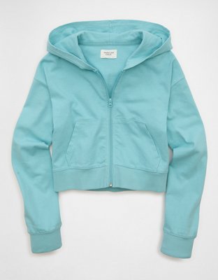 AE Cropped Zip-Up Hoodie from American Eagle - $64.95
