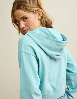 AE Cropped Zip-Up Hoodie