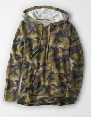 Женские худи American Eagle AEO Essential Camo — фото 3