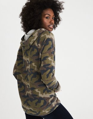 Женские худи American Eagle AEO Essential Camo — фото 2