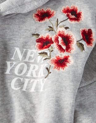 Женские худи American Eagle AE NYC EMBROIDERED — фото 3