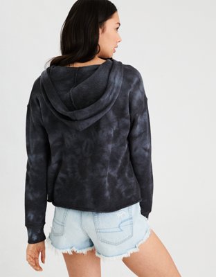 Женские худи American Eagle AE Washed Lace Up — фото 2