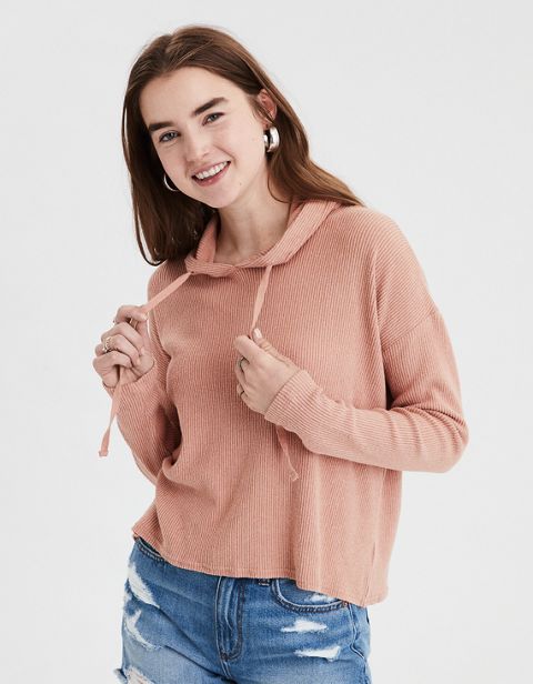 Женские худи American Eagle AE Soft & Sexy Ribbed Plush