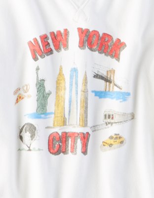 Женские худи American Eagle AE NYC Graphic Crew Neck Sweatshirt — фото 5