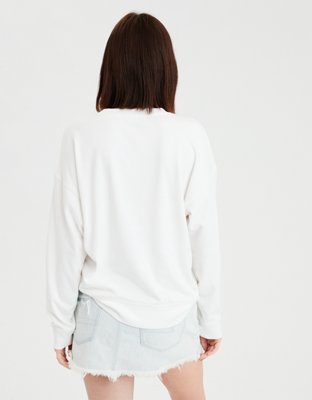 Женские худи American Eagle AE NYC Graphic Crew Neck Sweatshirt — фото 2