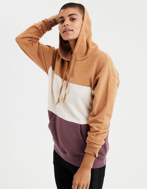 Женские худи American Eagle AE Ahhmazingly Soft Color Block