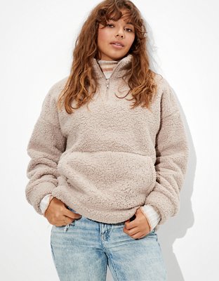 american eagle half zip sweater