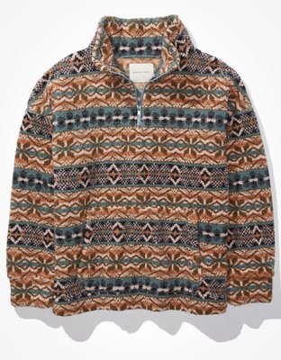 aerie cozy quarter zip