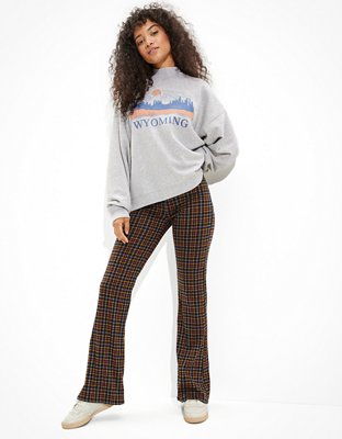 AE Oversized Fleece Graphic Mock Neck Sweatshirt