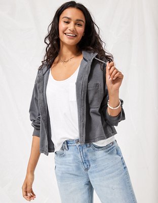 AE Fleece Shirt Jacket