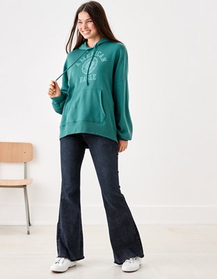 Женские худи American Eagle AE Fleece Graphic High-Low — фото 2