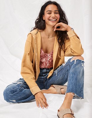 AE Fleece Shirt Jacket