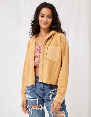 AE Fleece Shirt Jacket