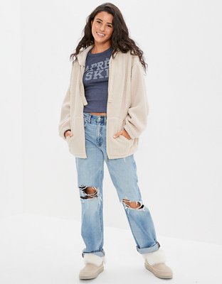 AE Sherpa Zip-Up Hoodie