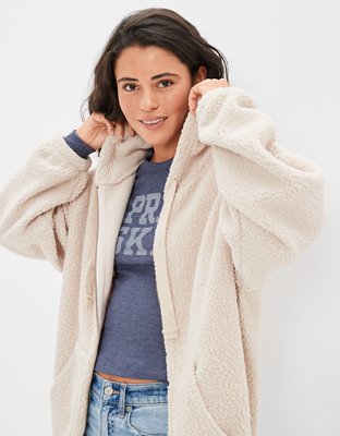 Sherpa cardigan sales american eagle