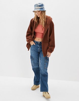 AE Sherpa Zip-Up Hoodie