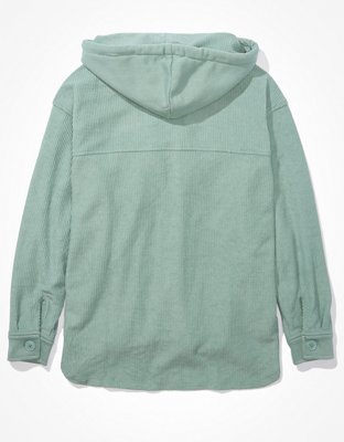 AE Oversized Button-Up Shacket